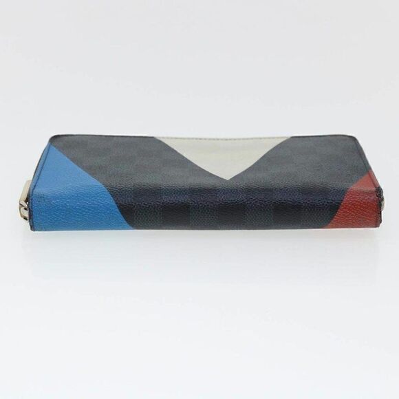 LOUIS VUITTON Damier Cobalt AmericasCup Zippy Organizer Long Wallet - Picture 6 of 12